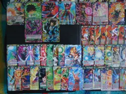 LOT REPRINT 54 CARTES DRAGON BALL SUPER CARD GAME EN MB01 Full Set (C-UC-R) NEUF - Image 2