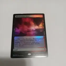 Foil Bloodstained Mire Zendikar Rising Expeditions NM - Image 1