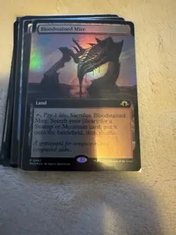 Bloodstained Mire (Extended Art) Modern Horizons 3 Foil - Image 1