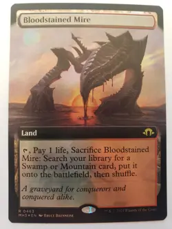 Bloodstained Mire Foil Extended Art Modern Horizons 3 - Image 1