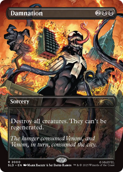 Foil VENOM UNLEASHED Colors Marvel's Spider-Man Secret Lair Drop SLD MTG PRESALE - Image 2