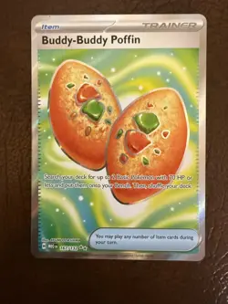Buddy Buddy Puffin 167/132 Mega Evolution IR Pokemon TCG Full Art English - Image 1