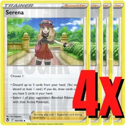 4x Serena 164/195 x4 - Silver Tempest - Pokemon TCG - Playset - Image 1