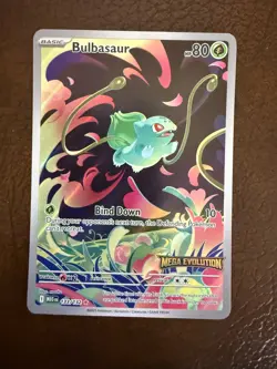 Pokemon Mega Evolution Bulbasaur Pack Fresh 133/132 NM PRE-RELEASE - Image 1
