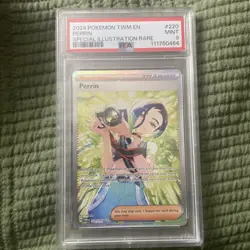 2024 POKEMON TWM EN-TWILIGHT MASQUERADE SPECIAL ILLUSTRATION RARE PERRIN PSA 9 - Image 1