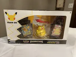 Pokemon TCG Celebrations Premium Figure Collection Pikachu VMAX Box 820650809408 - Image 1