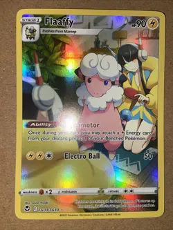 Flaaffy Full Art TG03/TG30 Ultra Rare Silver Tempest Pokemon TCG Near Mint - Image 1