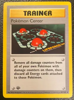 Pokemon Center 85/102 - Base Set 1st edition shadowless English (1999) - LP - Image 1