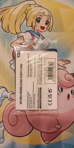 Pokemon Mega Evolution Prerelease STAFF Promo (Set of 4) SEALED - Image 2