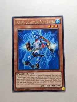 Super Quantum Blue Layer - WIRA-EN032 - Rare - 1st Edition NM YuGiOh! Wing Raid - Image 1