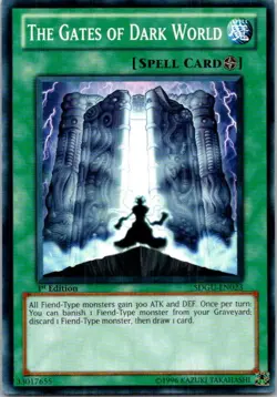 The Gates Of Dark World SDGU-EN023 Yu-Gi-Oh! Light Play 1st Edition - Image 1