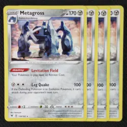 Pokemon Cards 4x Metagross 118/185 Playset Vivid Voltage NM/M - Image 1