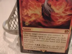 Magic the Gathering Final Fantasy Nibelheim Aflame Prerelease Card Foil Stamp - Image 3