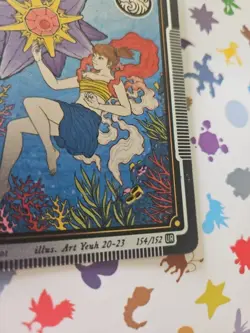 Pokai Gaku Gym Leader Misty Ultra Rare 154/152 ART YEUH Pokemon Fan Art card - Image 4