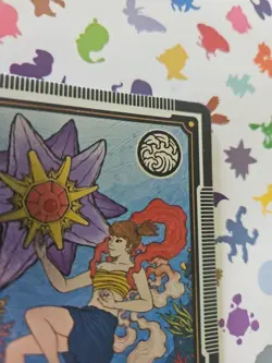 Pokai Gaku Gym Leader Misty Ultra Rare 154/152 ART YEUH Pokemon Fan Art card - Image 5