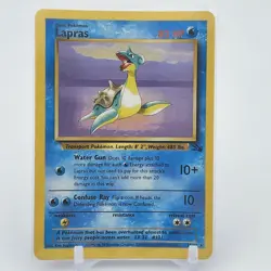 Lapras 25/62 Fossil Unlimited - Non Holo Rare - WOTC Pokemon Card - LP - Image 1