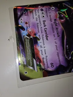 Pokemon Gengar EX Holo Ultra Rare TCG Card 34/119 Phantom Forces - Image 2