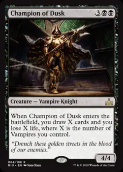 Champion of Dusk -Foil Medium Play MTG Rivals of Ixalan - Image 1