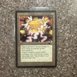 1x MTG Antiquities Cursed Rack Magic The Gathering English LP/MP - Image 1