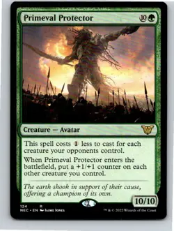 Magic the Gathering Primeval Protector Kamigawa: Neon Dynasty Commander MTG - Image 1