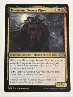 MTG Wilds of Eldraine Totentanz, Swarm Piper 0216 NM - Image 1