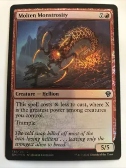 MTG Dominaria United Molten Monstrosity Foil 139/281 NM - Image 1