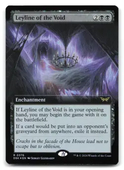 Leyline of the Void (Foil) #376 Duskmourn: House of Horror - Image 1