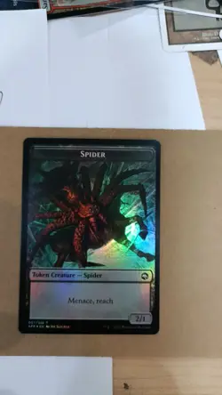 MTG Magic AFR FOIL Token SPIDER/GUENHWYVAR - Image 1