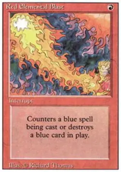 1x Red Elemental Blast Heavy Play MTG Magic - Kid Icarus - - Image 1