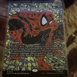 Arachnogenesis (Borderless) Spider-Man Mythic Regular #31 NM MTG - Image 1