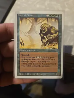 MTG Revised Force of Nature ~ M/NM ~ Never Played - Image 1