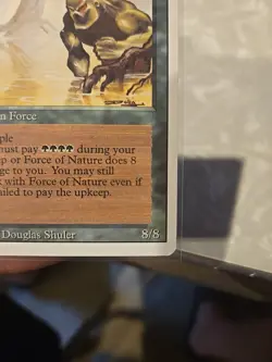 MTG Revised Force of Nature ~ M/NM ~ Never Played - Image 4