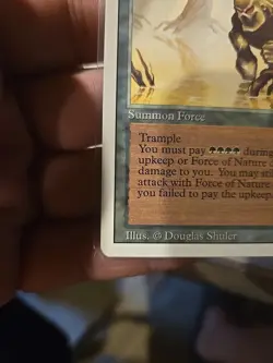 MTG Revised Force of Nature ~ M/NM ~ Never Played - Image 5