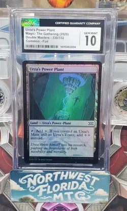 CGC 10, 3 SLAB Tron Set - Double Masters - Foil Urza's Mine, Power Plant, Tower - Image 3