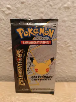 Pokemon Celebrations 2021 Booster Pack 25th Anniversary, Deutsch, Neu, Sealed - Image 1