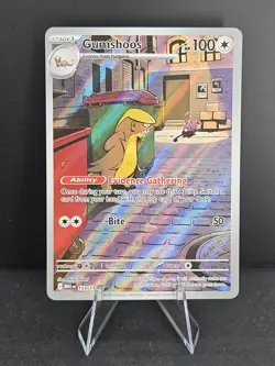 Gumshoos 153/132 Illustration Rare Pokemon Mega Evolution NM - Image 1