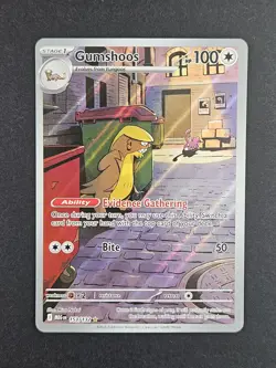 Gumshoos 153/132 Illustration Rare Pokemon Mega Evolution NM - Image 2