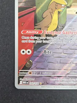 Gumshoos 153/132 Illustration Rare Pokemon Mega Evolution NM - Image 3