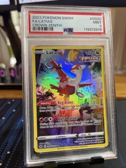 2023 POKEMON SWORD & SHIELD CROWN ZENITH #GG20 FULL ART/LATIAS PSA 9 - Image 1