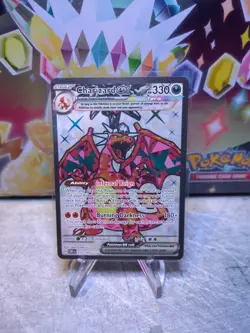 Charizard Ex 215/197 Pokemon Obsidian Flames Ultra Rare Full Art Holo - Image 1