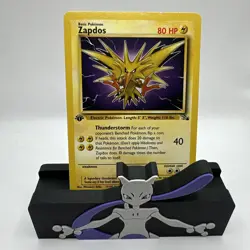 LP - Zapdos Fossil 1st Edition Non Holo Rare 30/62 - Pokemon TCG - Image 1