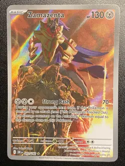 Zamazenta Full Art IR 201/182 Pokemon TCG Destined Rivals Illustration Rare - NM - Image 1