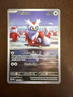 Delibird Illustration Rare Mega Evolution IR MEG 152/132 Near Mint Pokemon TCG - Image 1