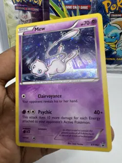 Pokemon Mew XY192 Black Star Promo Cosmos Holo HD GALAXY SWIRL RARE LP 🌀🌀 - Image 5