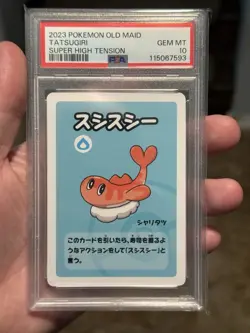 PSA 10 SUPER HIGH TENSION TATSUGIRI OLD MAID DECK 2023 JAPANESE POKEMON - Image 1