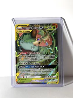 Pokemon TCG Venusaur & Snivy GX 1/236 Tag Team Cosmic Eclipse Near Mint (NM) - Image 1