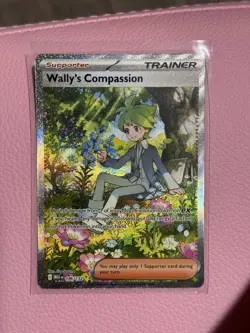 Wally's Compassion Trainer Special Illustration Rare 186/132 Pokemon TCG - Image 1