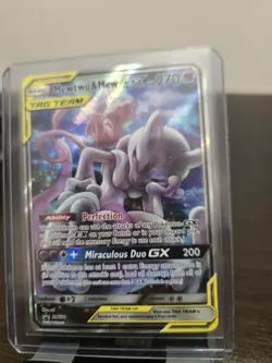 Pokemon TCG Mewtwo & Mew GX SM191 Sm Holo MP - Image 1