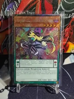 Performapal Skullcrobat Joker RA04-EN257 Platinum Secret Rare 1st Edition Yugioh - Image 1