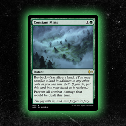 Constant Mists - Custom MTG Card - High-Quality - Image 1